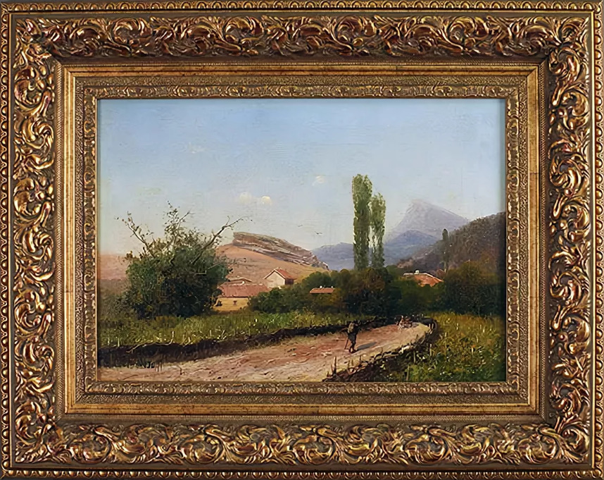 картина в багетной раме